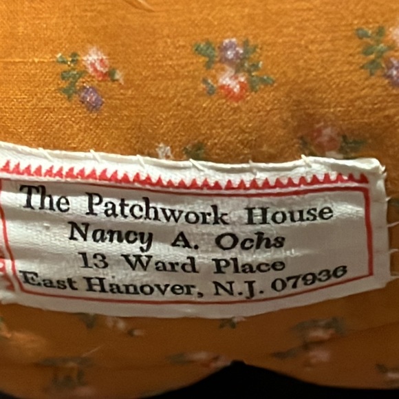 HOST PICK! Handmade Cat Plush Toy Orange Calico Fabric. Perfect fall decor. - Picture 9 of 11